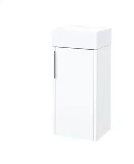 Koupelnový nábytek MEREO Vigo, koupelnová skříňka s keramickým umývátkem, 33 cm, bílá CN350