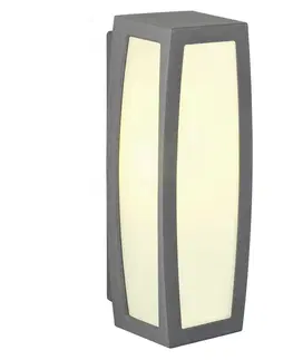 Moderní venkovní nástěnná svítidla SLV BIG WHITE MERIDIAN BOX, venkovní nástěnné svítidlo, TC-(D,H,T,Q)SE, IP54, antracit, max. 20 W 230045