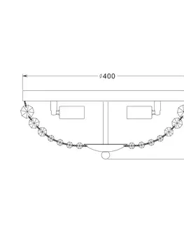 Designová stropní svítidla ZUMALINE Stropní svítidlo COSI RLX94775-3