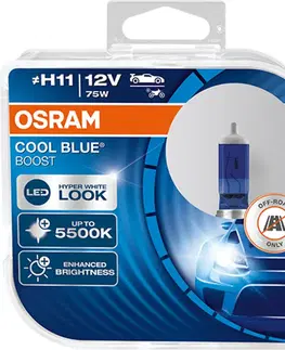 Autožárovky Osram Cool Blue Boost H11 PGJ19-2 12V 75W 62211CBB-HCB