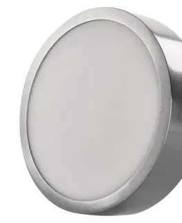 LED stropní svítidla EMOS LED svítidlo NEXXO broušený nikl, 17 cm, 12,5 W, teplá/neutrální bílá ZM5233
