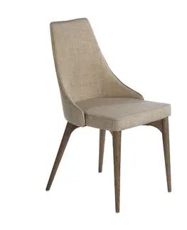 Luxusní jídelní židle Estila Moderní jídelní židle Vita Naturale béžová 91cm