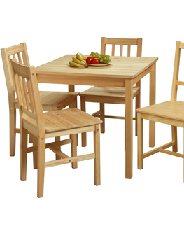 Jídelní stoly Jídelní stůl CALEBAS, masiv borovice