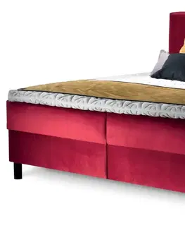 Postele New Design Manželská postel RETO 180 | s topperem Extra