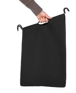 Koše na prádlo SONGMICS Koš na prádlo Zoe 4x35 L černý