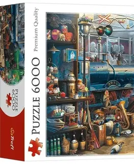 Hračky puzzle TREFL -  Puzzle 6000 - Železniční stanice