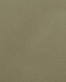 Stínící textilie Stínící plachta obdélníková 2,5 x 5 m oxfordská látka Dekorhome Šedohnědá taupe