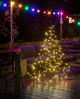 Vánoční venkovní dekorace Fairybell Vánoční stromek Fairybell s tyčí, 240 LED diod 150 cm