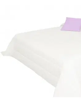 Luxusní přehozy na postel Světlo krémový potah na postel