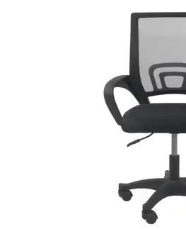 Kancelářské židle TP Living Otočná židle MORIS - černá