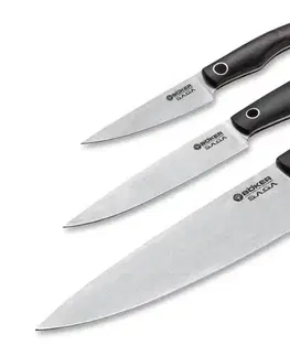 Kuchyňské nože Böker Saga Grenadill Set 130368SET