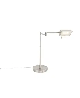 Stolni lampy Designová stolní lampa z oceli včetně LED s dotykovým stmívačem - Notia