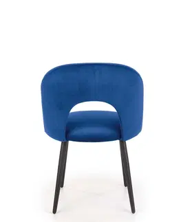 Židle HALMAR Jídelní židle K384 modrá