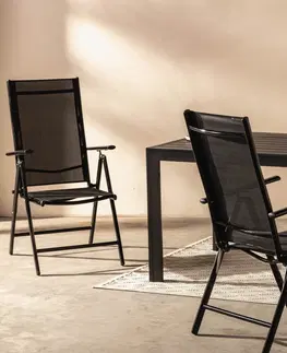 Zahradní židle a křesla Hector Zahradní křeslo ESMÉ černé 