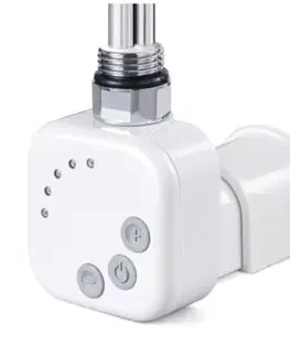 Koupelna HOPA Topná tyč BURGH s termostatem a časovačem Barva topné tyče  Bílá, Typ připojení Podomítkové, Výkon topné tyče 400 W RDOHT140006