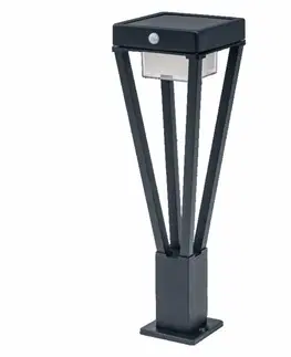 Solární stojací lampy OSRAM LEDVANCE ENDURA Style Solar Bouquet 50cm Post Sensor 6W Black 4058075564565