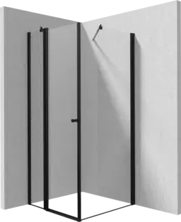 Sprchové kouty DEANTE/S Sprchový kout pevná stěna 100, výklopné dveře 80 KTSUN42P+KTS_N30P KERRIA/0502