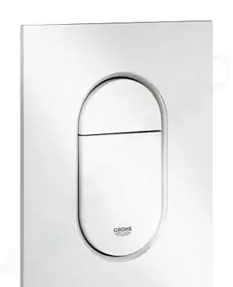 Záchody GROHE Arena Cosmopolitan S Ovládací tlačítko splachování, alpská bílá 37624SH0