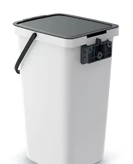 Odpadkové koše Prosperplast Odpadkový koš SELECT 25 l popelavě šedý