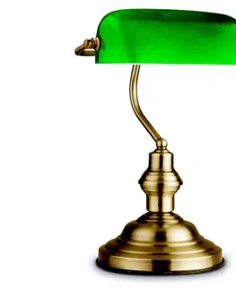 Lampy Globo Globo 24934 - Stolní lampa ANTIQUE BANK 1xE27/60W/230V 