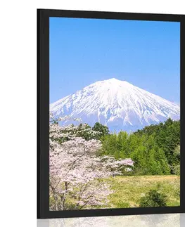 Příroda Plakát sopka Fuji
