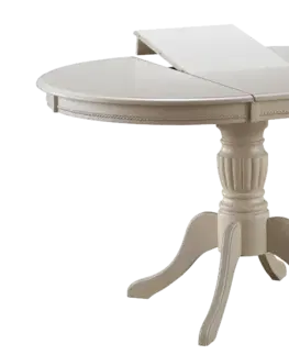 Jídelní stoly Rozkládací jídelní stůl OLIVIA Signal Bílá