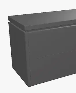 Úložné boxy Biohort Designový účelový box LoungeBox (tmavě šedá metalíza) 160 cm (1 krabice)