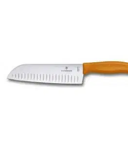 Kuchyňské nože VICTORINOX Kuchařský nůž VICTORINOX japonský 17 cm 6.8526.17 - 4 barvy oranžová