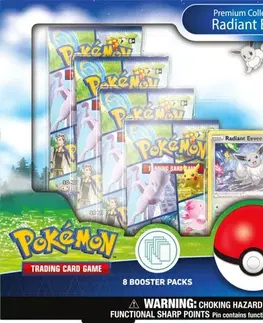Hračky společenské hry ADC BLACKFIRE - Pokémon TCG Pokémon GO Radiant Eevee Premium Collection
