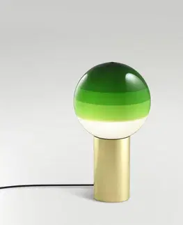 Stolní lampy Marset MARSET Dipping Light S stolní lampa zelená/mosaz