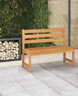 Zahradní lavice Zahradní lavice 114 cm masivní teakové dřevo