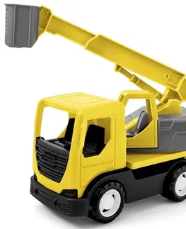 Hračky WADER -  Tech Truck jeřáb s pracovní plošinou v kartonu