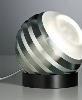 Stolní lampy TECNOLUMEN TECNOLUMEN Bulo - stolní lampa LED, hliník