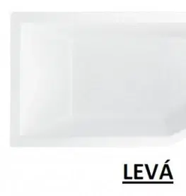 Vany HOPA Asymetrická vana ESTE Nožičky k vaně S nožičkami, Rozměr vany 170 × 75 cm, Způsob provedení Levé VANEST17L+OLVPINOZ