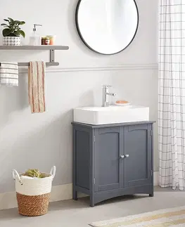 Koupelnové skříňky Koupelnová skříňka pod umyvadlo 60x30x60cm šedá