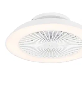 Stropni vetrak Chytrý stropní ventilátor bílý včetně LED s dálkovým ovládáním - Deniz