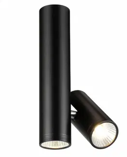 LED bodová svítidla RED - DESIGN RENDL RENDL BOGARD TWIN stropní matná černá 230V LED 2x5W 40° 3000K R12499