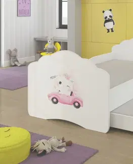 Postele ArtAdrk Dětská postel CASIMO II | s přistýlkou Provedení: Kočička