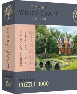 Hračky puzzle TREFL - Dřevěné puzzle 1000 - Viktoriánský dům