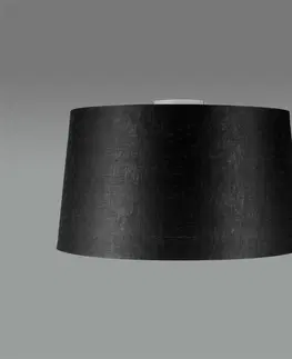 Stropni svitidla Moderní stropní svítidlo matně bílé s černým odstínem 45 cm - Combi