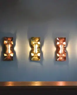 Nástěnná svítidla Knikerboker Knikerboker Crash Tube nástěnné, 60x25cm, bronz