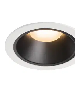 LED podhledová svítidla SLV BIG WHITE NUMINOS DL XL vnitřní LED zápustné stropní svítidlo bílá/černá 2700 K 55° 1004003
