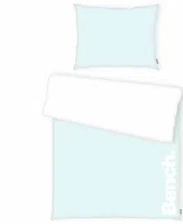 Povlečení Bench Bavlněné povlečení bílo-modrá, 140 x 200 cm, 70 x 90 cm