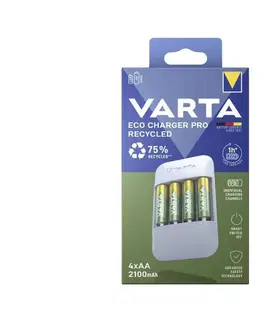 Baterie primární VARTA Varta 57683101121 - Nabíječka baterií 4xAA/AAA 2100mAh 5V 