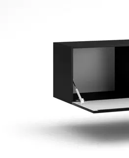 TV stolky Vivaldi Závěsný TV stolek Vivo 100 cm černý