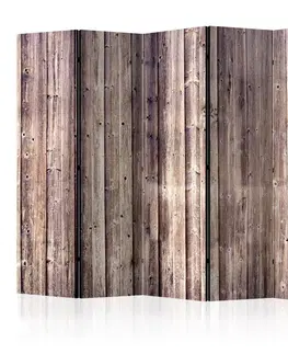 Paravány Paraván Wooden Charm Dekorhome 225x172 cm (5-dílný)