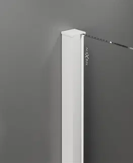 Sprchové kouty MEXEN/S Velar sprchový kout 130 x 100, transparent, bílá 871-130-100-01-20