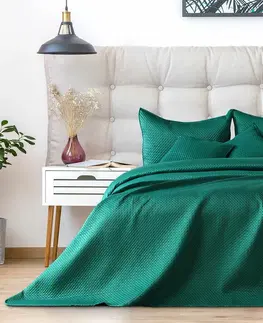 Přikrývky AmeliaHome Přehoz na postel Carmen alpinegreen, 220 x 240 cm