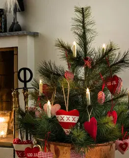 Světelné řetězy Konstsmide Christmas Vánoční svíčky bezdrátové doplňující sada, 8cm 5ks