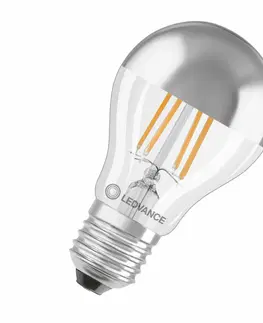 LED žárovky OSRAM LEDVANCE LED CLASSIC A 50 MIRROR S P 6.5W 827 FIL SIL E27 4099854062742